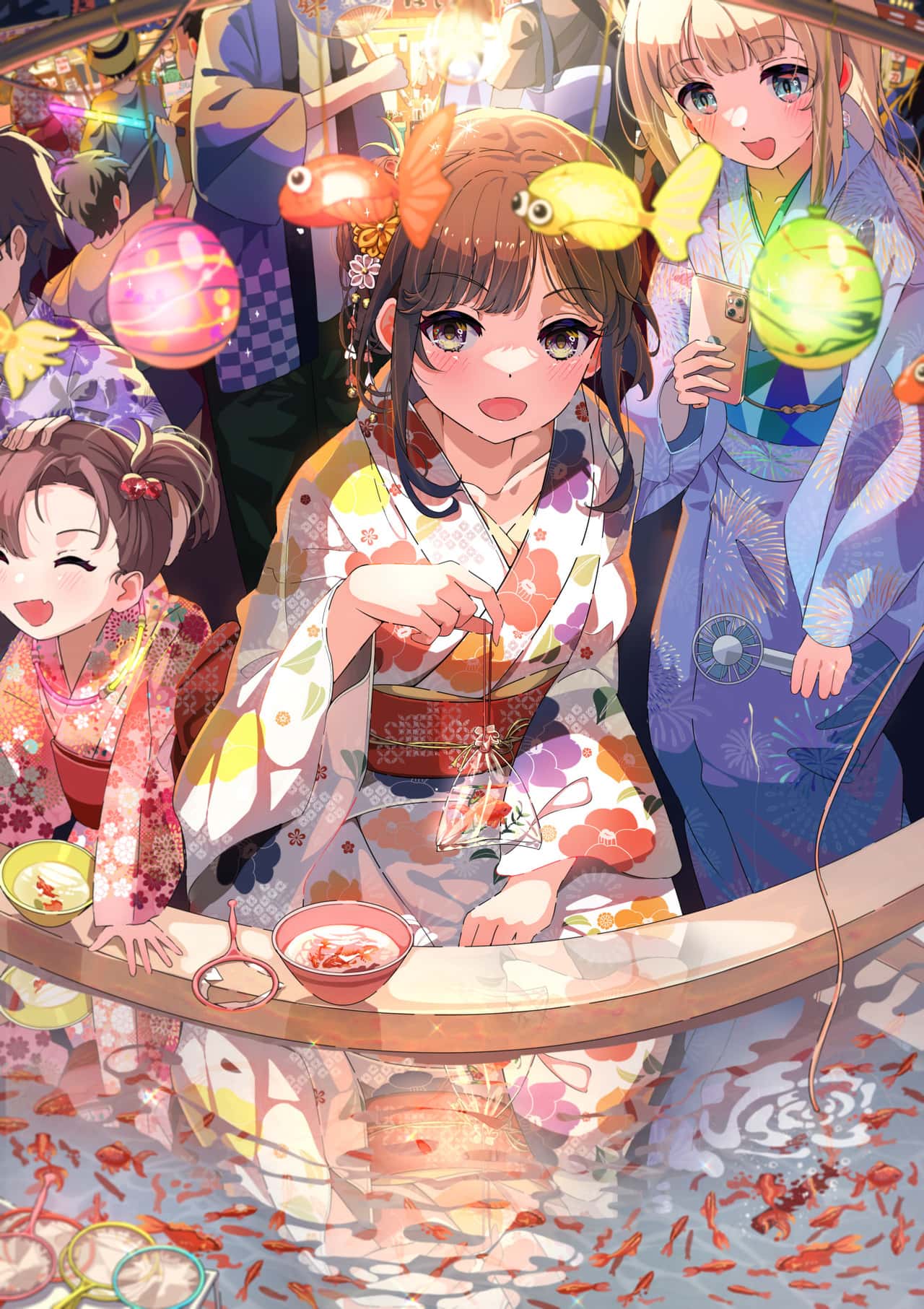 作品名：金魚すくい（朔月八雲）