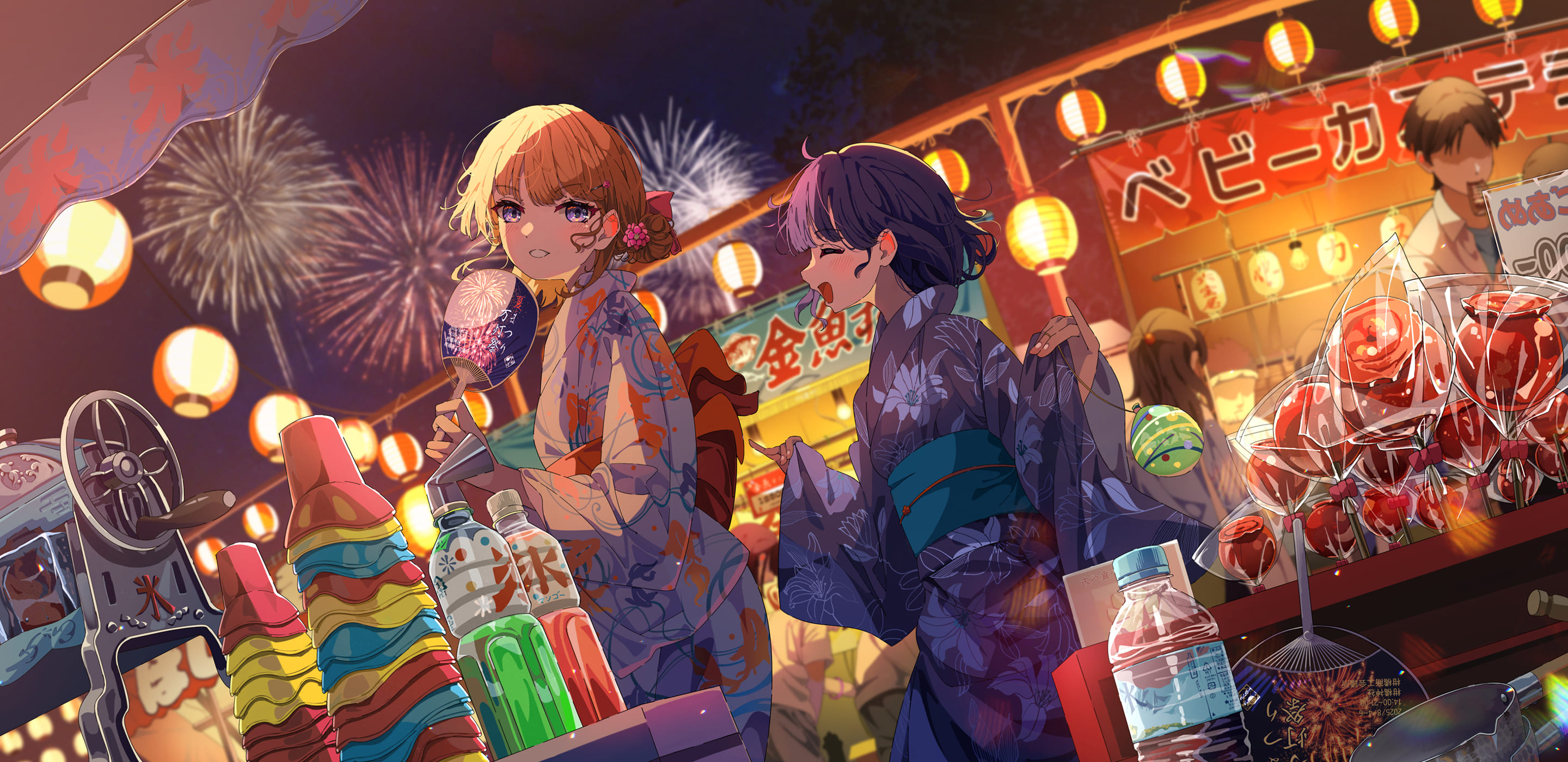 作品名：夏祭り（朔月八雲）